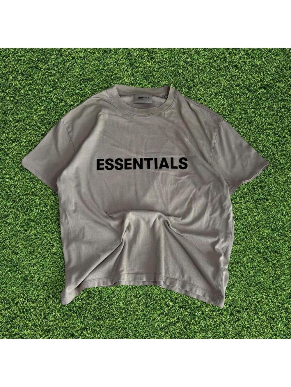 Fear of God Essentials Tan T-Shirt Size S Fits M